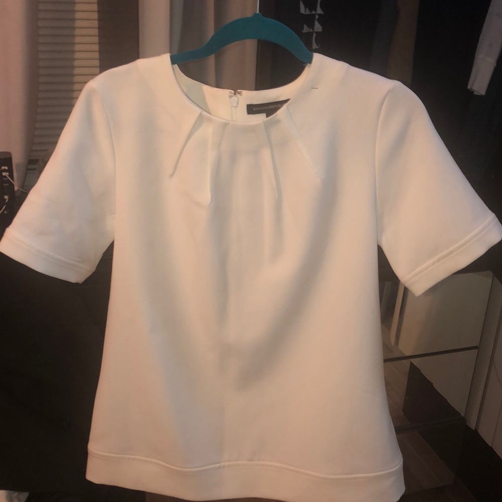 White Banana republic blouse